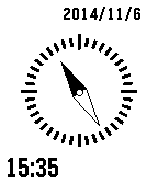 Compass with Date Time