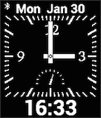 Analog Clock Plus w/12,3,9 Dark