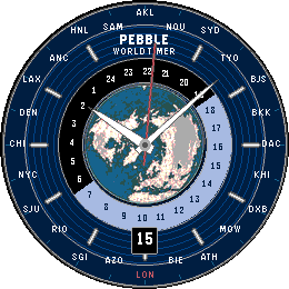 Pebble WorldTimer