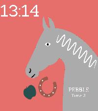 Hermes Lucky Horse for Time 2 - Orange/Grey